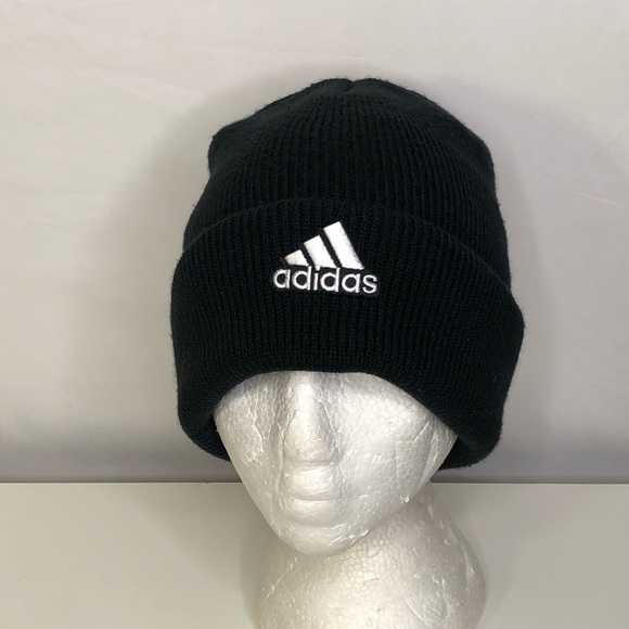 adidas Accessories - OS Adidas Embroidered Logo Cuff Dual Lined Beanie